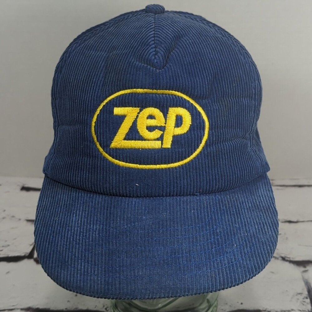 Zep Vintage Corduroy‎ Snapback Foam Front Hat Adjustable Ball Cap